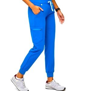 Figs Royal Blue Joggers Small